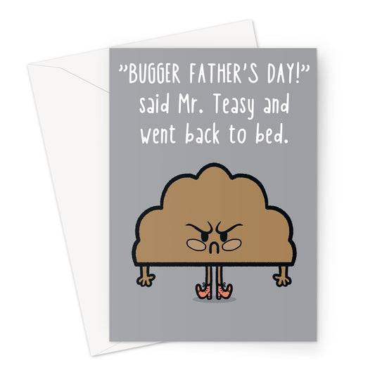 Mr Teasy Father's Day Greeting Card