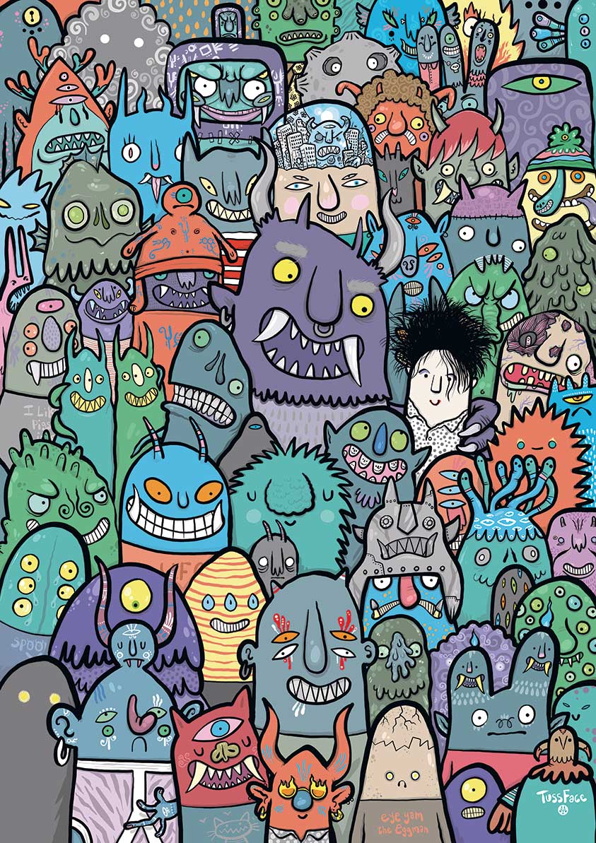 Robert Smith Is Happy - TussFace Print