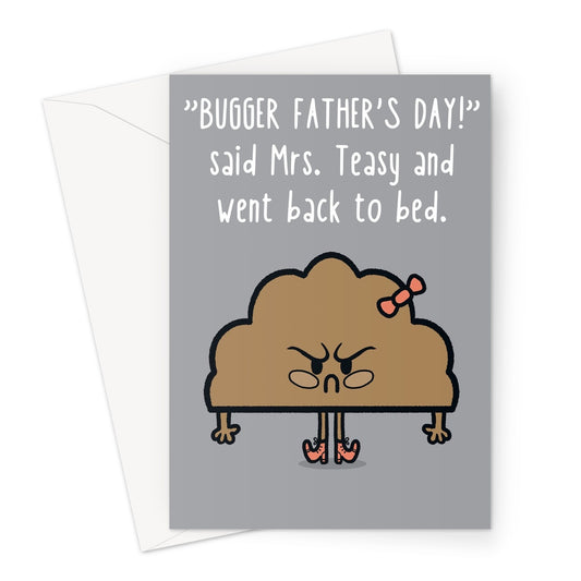 Mrs Teasy Father's Day Greeting Card