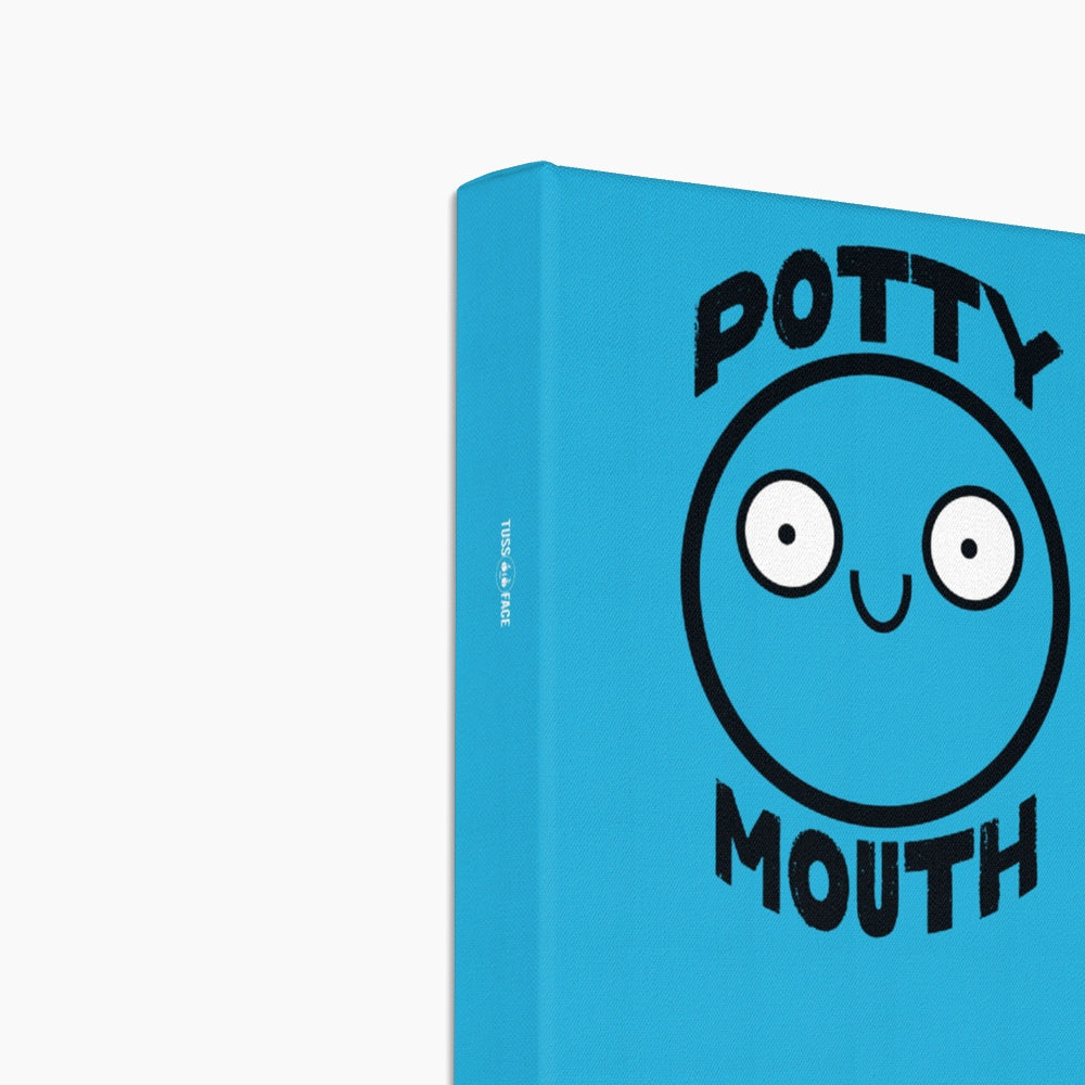 Potty Mouth (Blue) - Eco Canvas