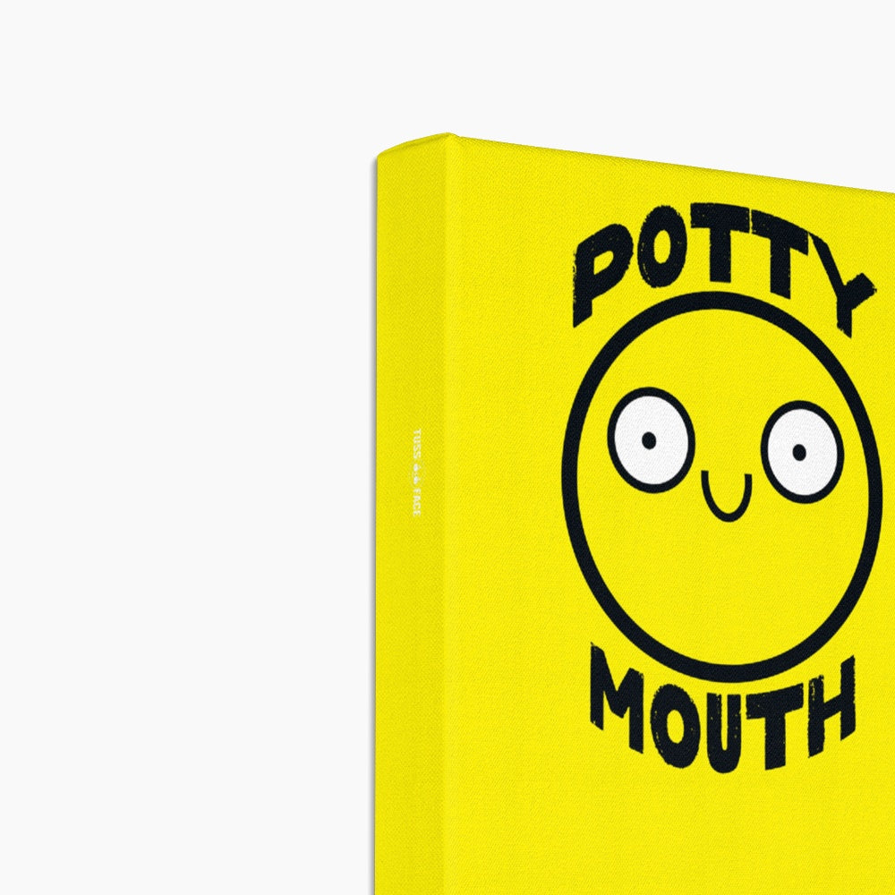 Potty Mouth (Yellow) -  Eco Canvas