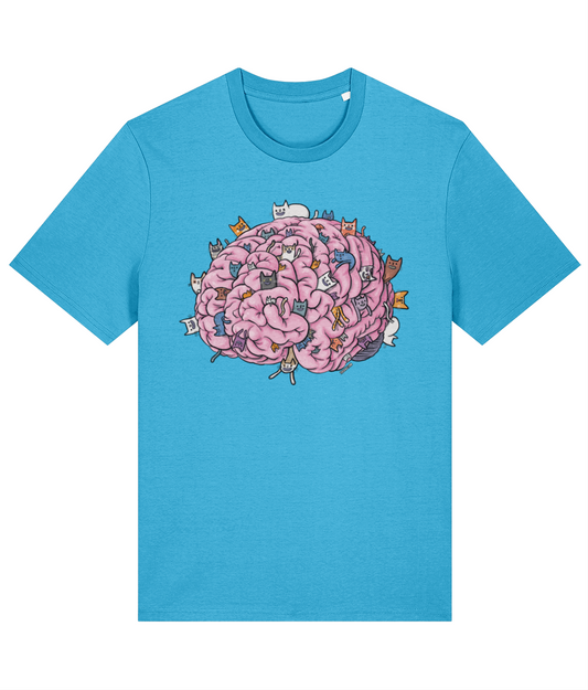 Cat Brain Organic Cotton T-shirt