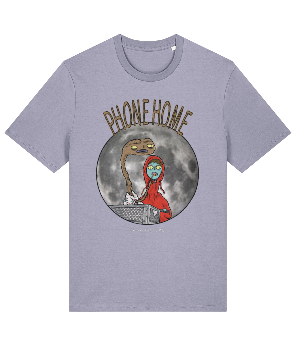 E.T.CREEP Phone Home Organic Cotton T-shirt