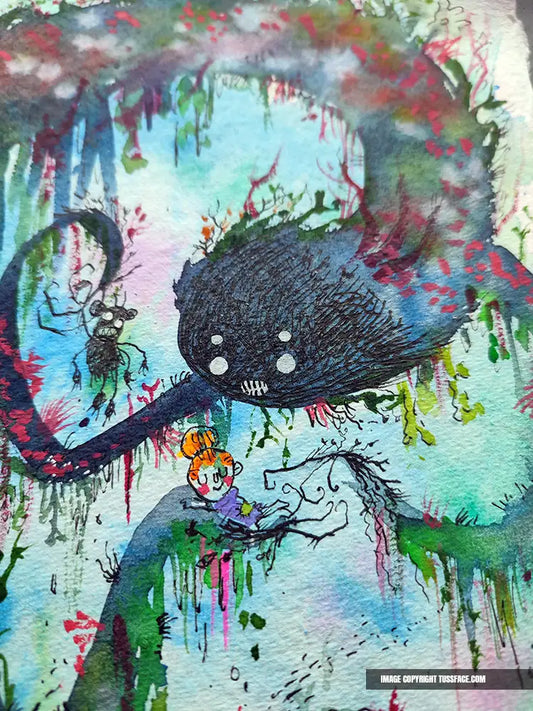 I Have Made You A Thing To Take Away The Bad Dreams - Original Painting