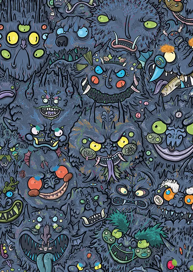 Buccas From The Black Bridge - Ltd Edition  Eco Canvas