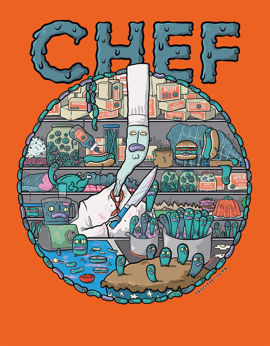 Chef Creep Organic Cotton T-shirt