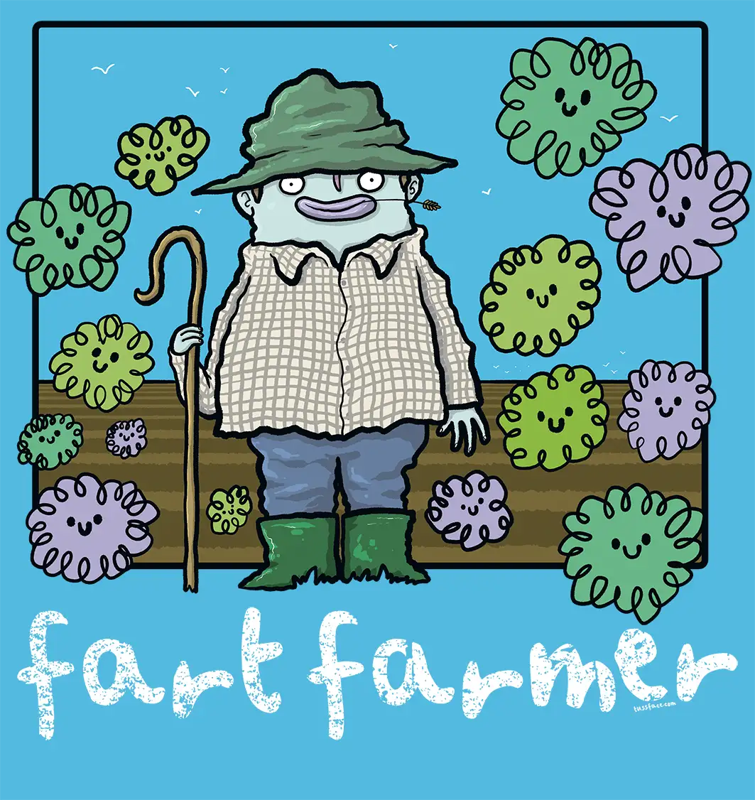 Fart Farmer - Kids Organic Cotton T-shirt