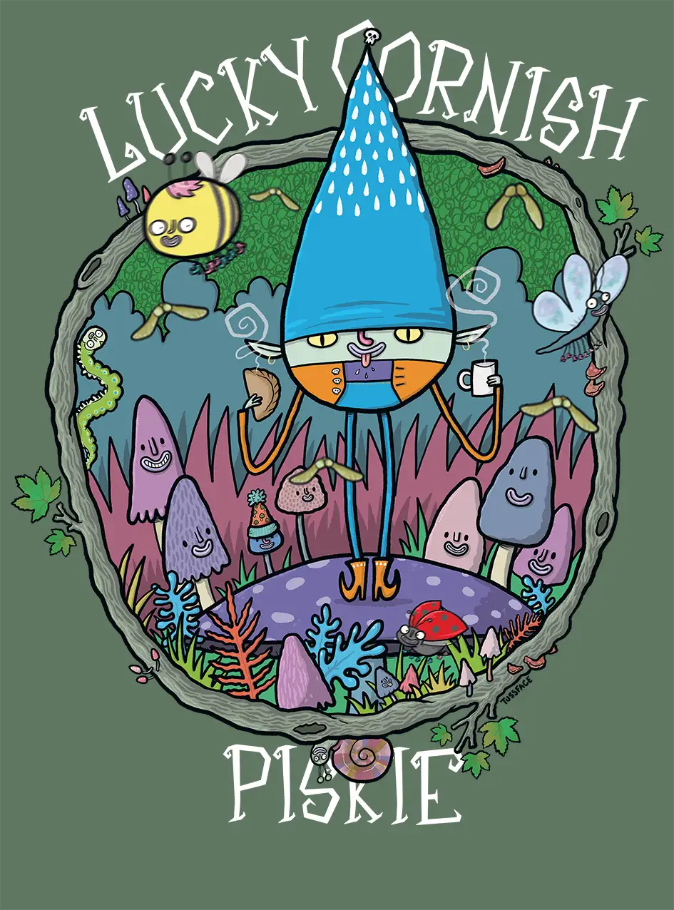 Lucky Cornish Piskie - Organic Cotton T-shirt