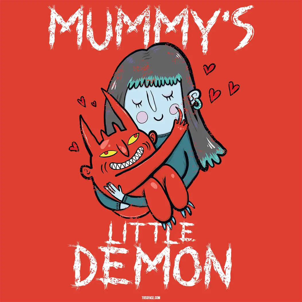 Mummy's Little Demon - Organic Cotton Kids T-shirt