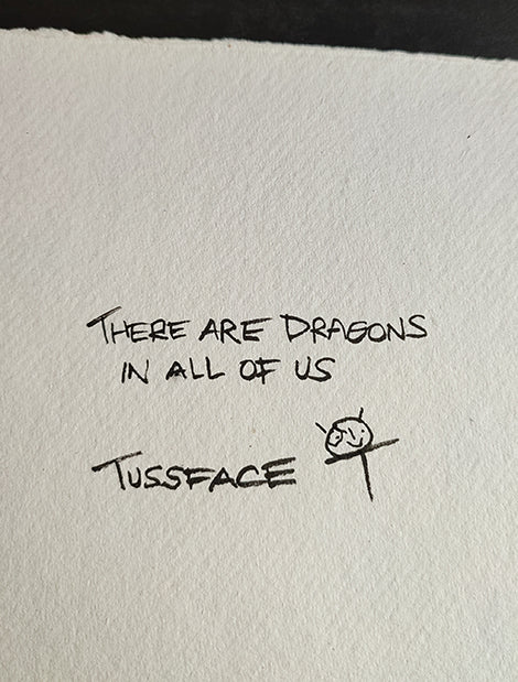 There Are Dragons In All Of Us - Original Painting