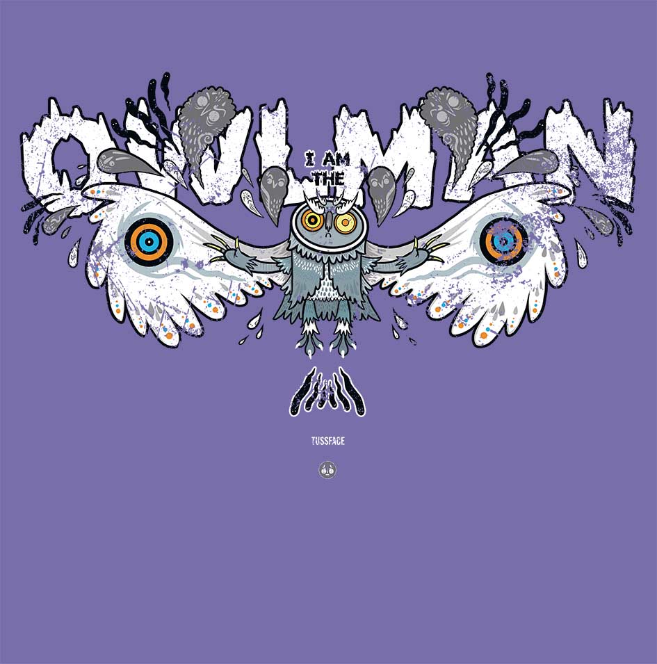 I Am The Owlman - TussFace T-shirt