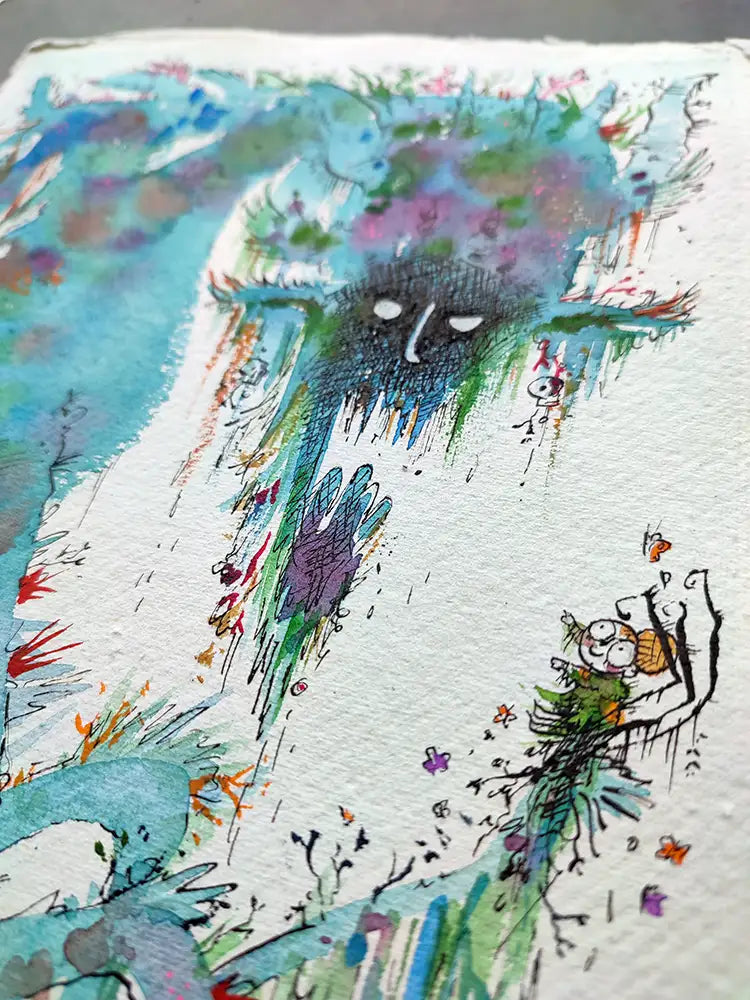 Fear leads To Panic... - Original Painting