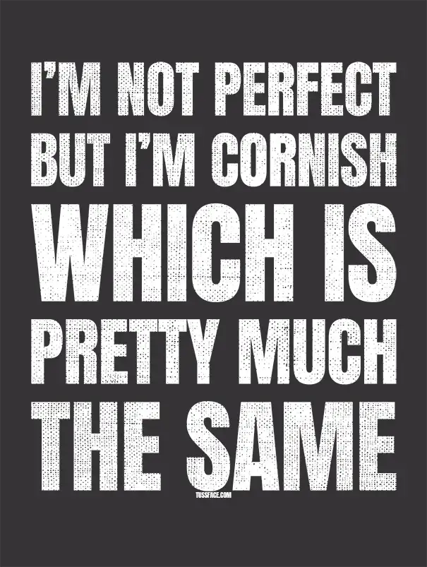 I'm Not Perfect But I'm Cornish - Cornish Dialect T-shirt