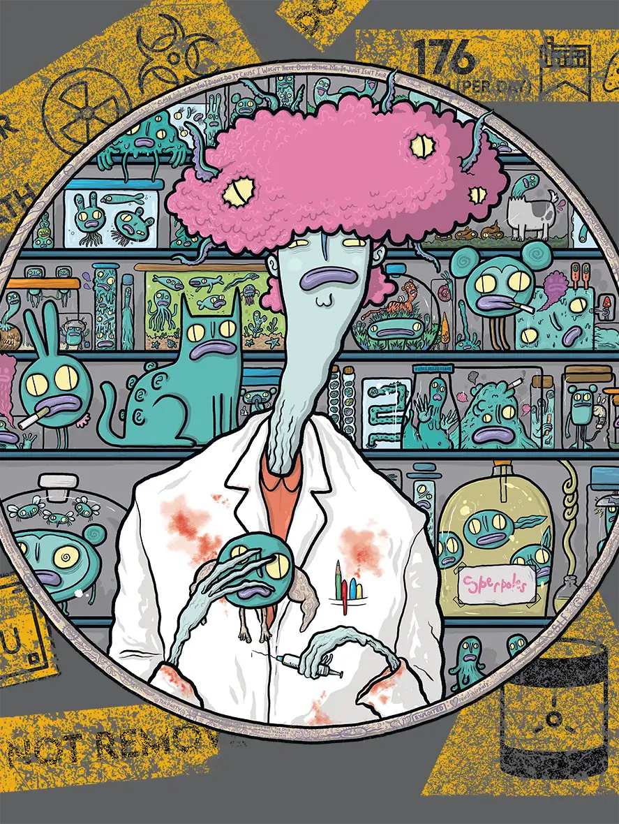 Science Lab Creep -  Ltd Edition Eco Canvas