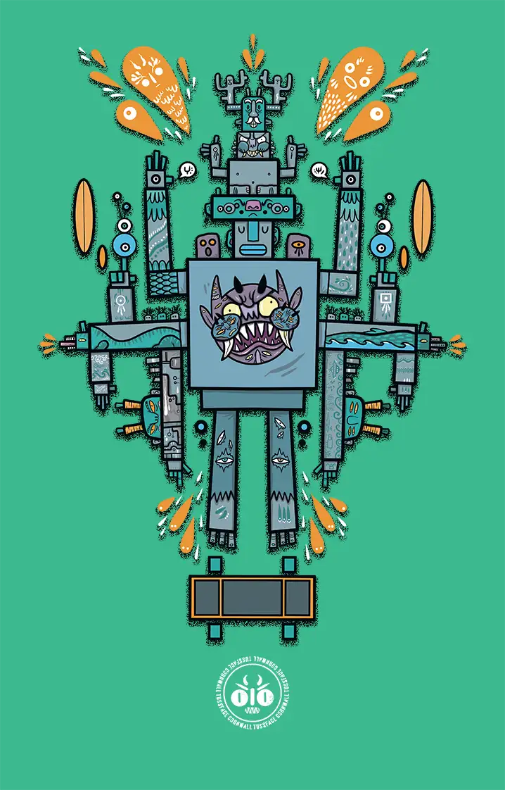 Surf n Skate God - Adult SWEATSHIRT