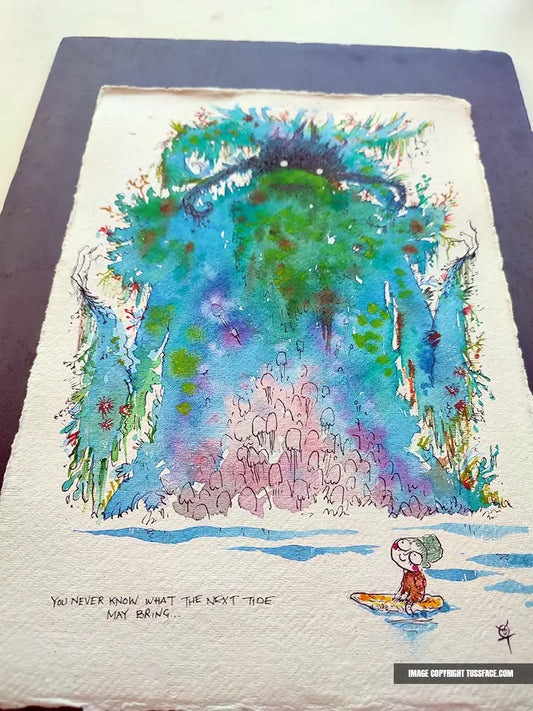 You Never Know What The Next Tide May Bring - Original Painting
