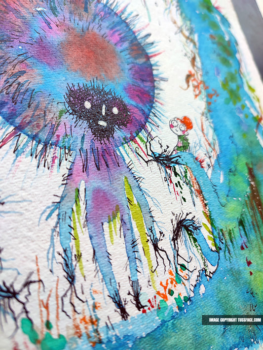We Are All Urchins Of A Sort - Original Painting