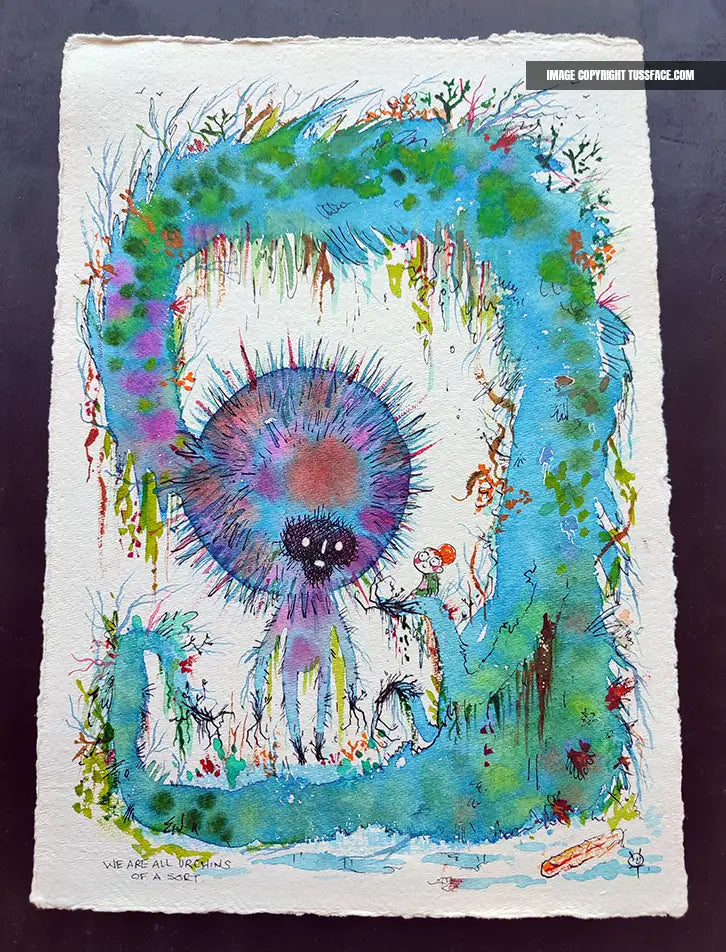We Are All Urchins Of A Sort - Original Painting