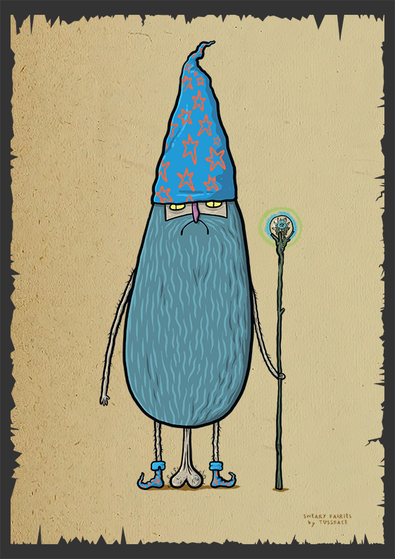 Wizard Balls - Sweary Fairies Print