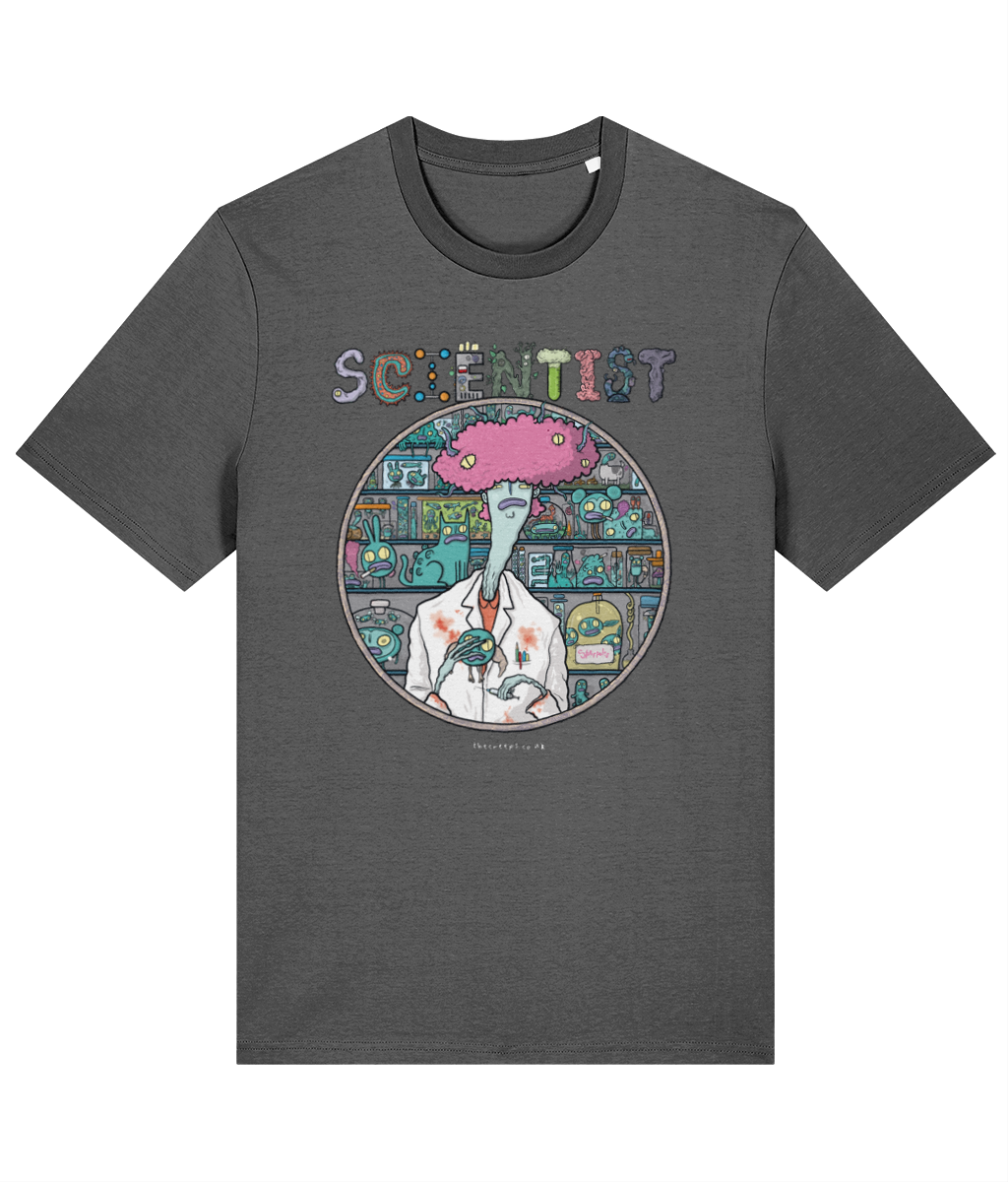 Scientist Creep Organic Cotton T-shirt in 8 Colour Choices