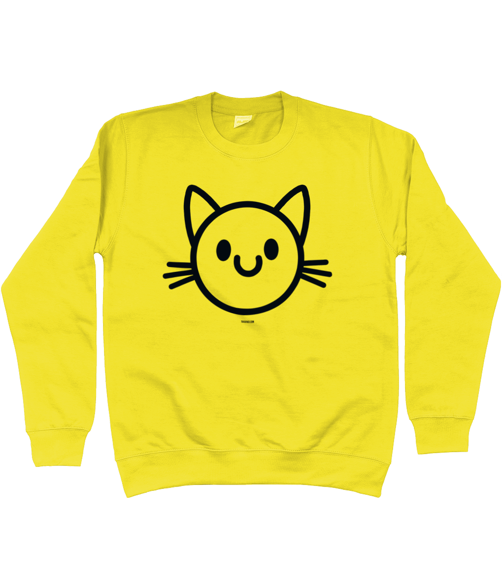 The Happy Cat Sweatshirt by TussFace