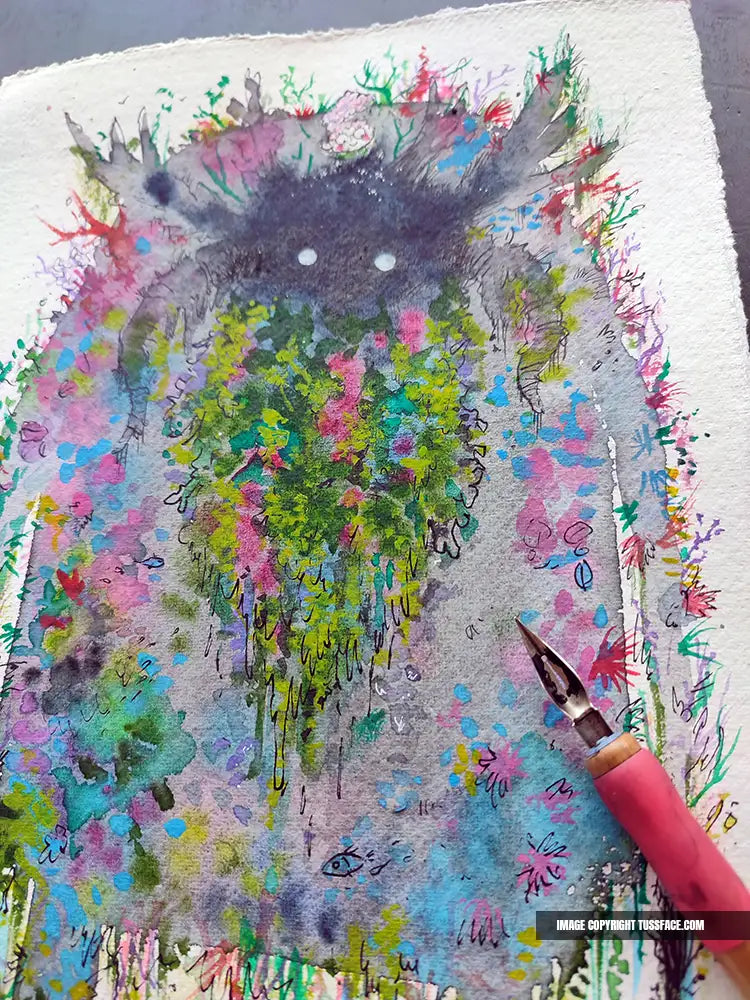 You Have Barnacles - Thank you?  - Original Watercolour Painting