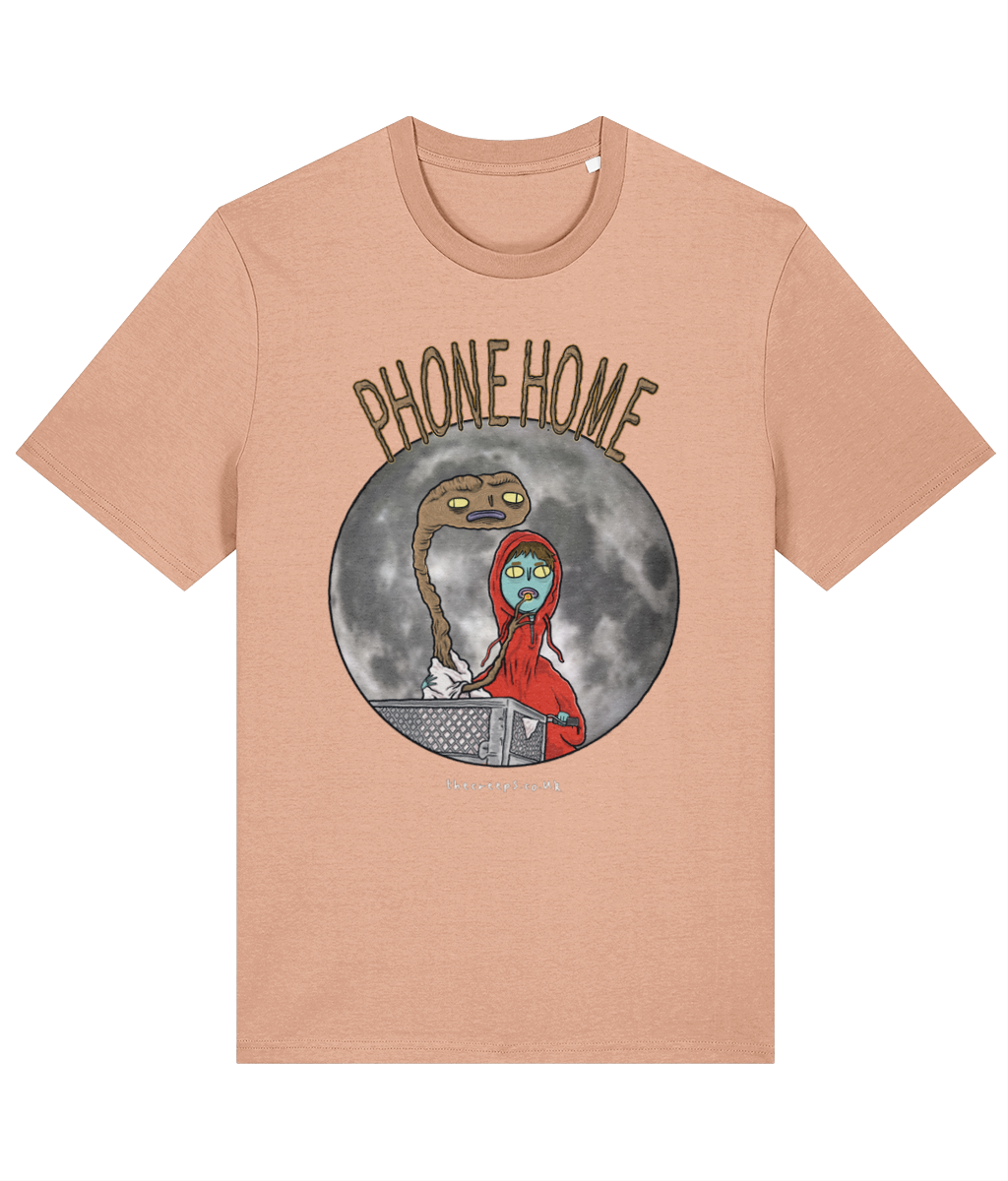 E.T.CREEP Phone Home Organic Cotton T-shirt