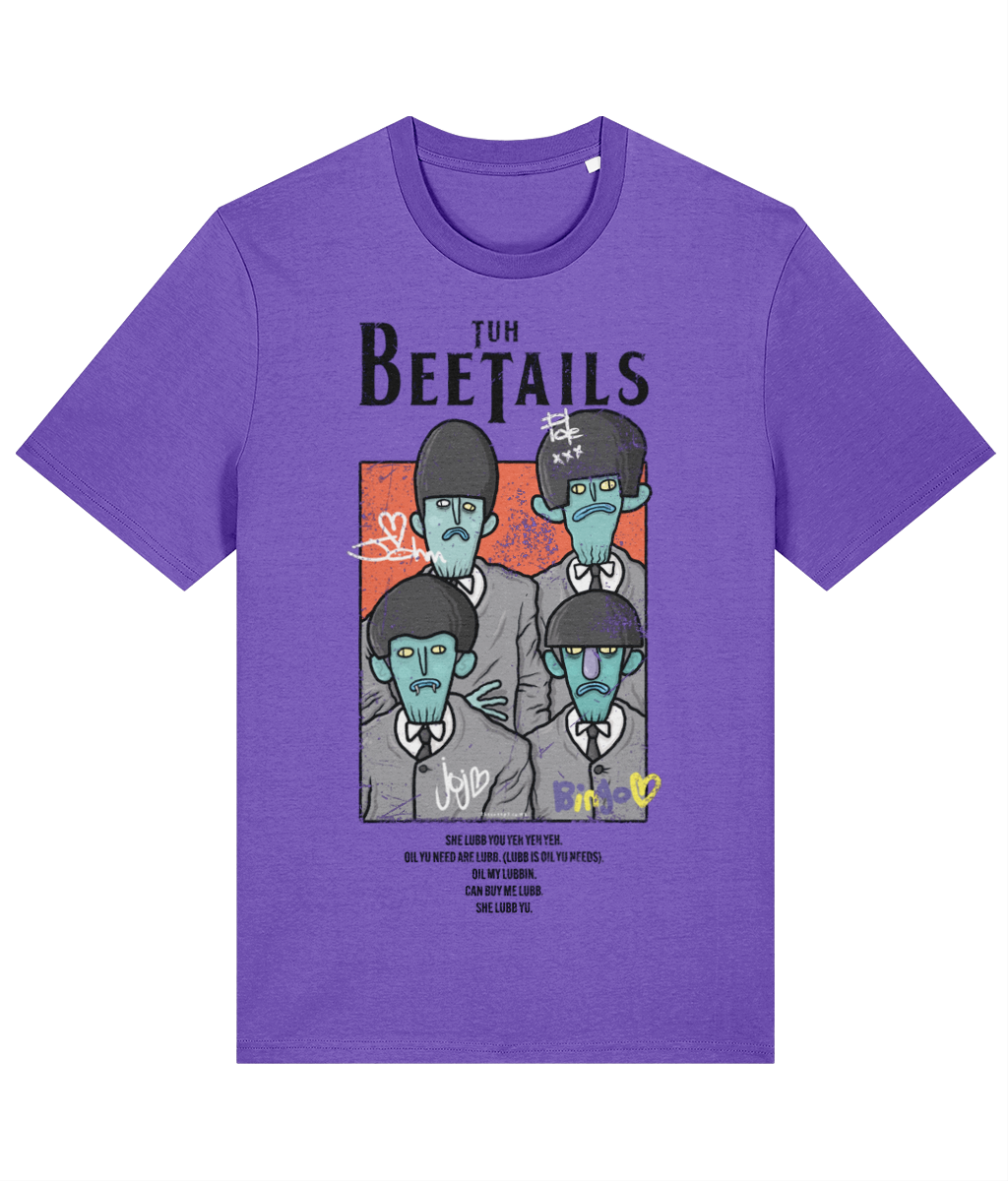 Tuh Beetails Creeps Organic Cotton T-shirt