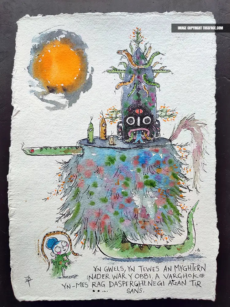 The Adder King - Original Painting