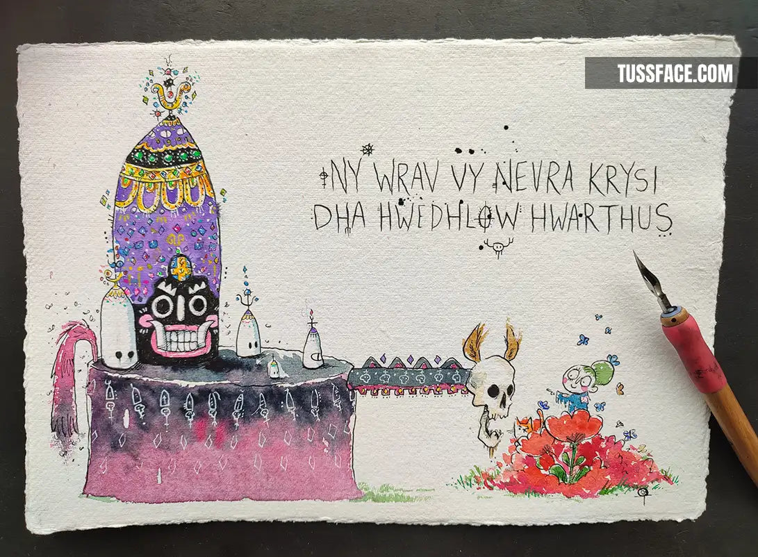 I Will Never Believe Your Ridiculous Tales - Original Painting