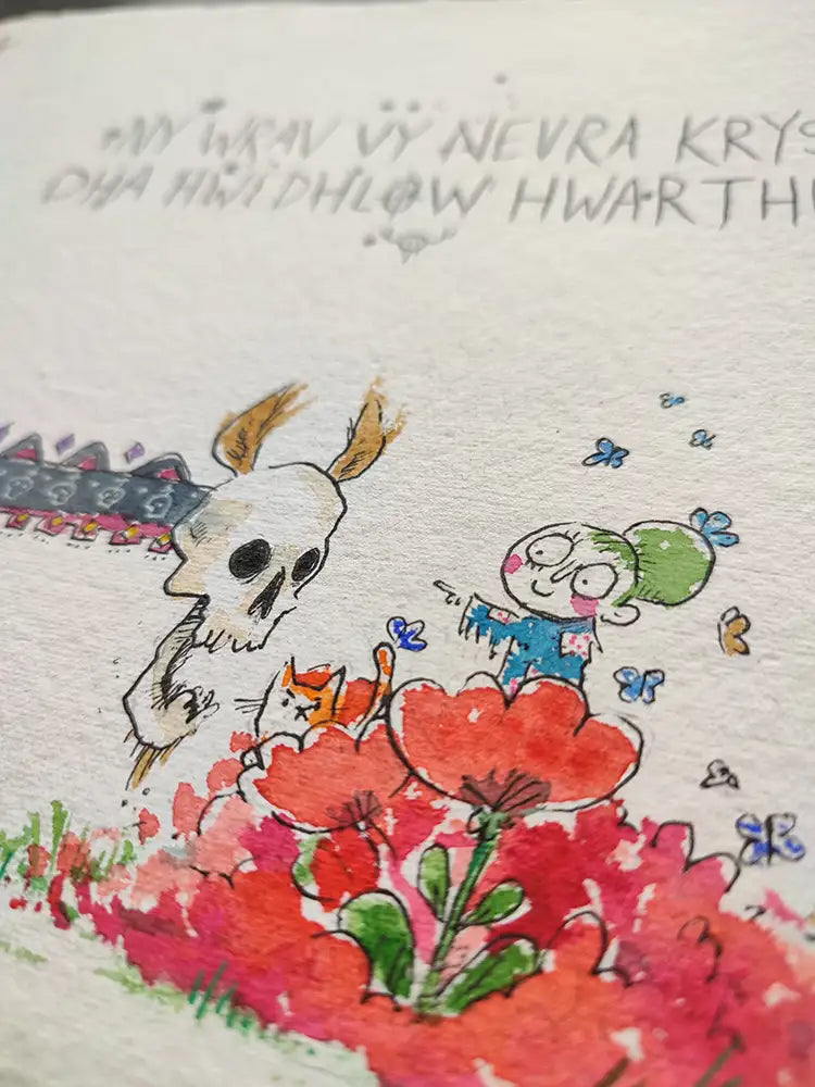 I Will Never Believe Your Ridiculous Tales - Original Painting