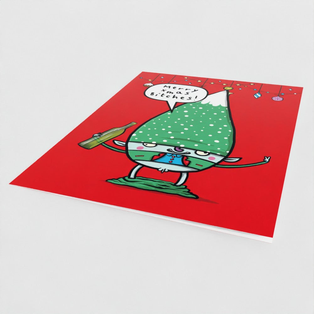 Merry Xmas Bitches! - Sweary Fairies Card