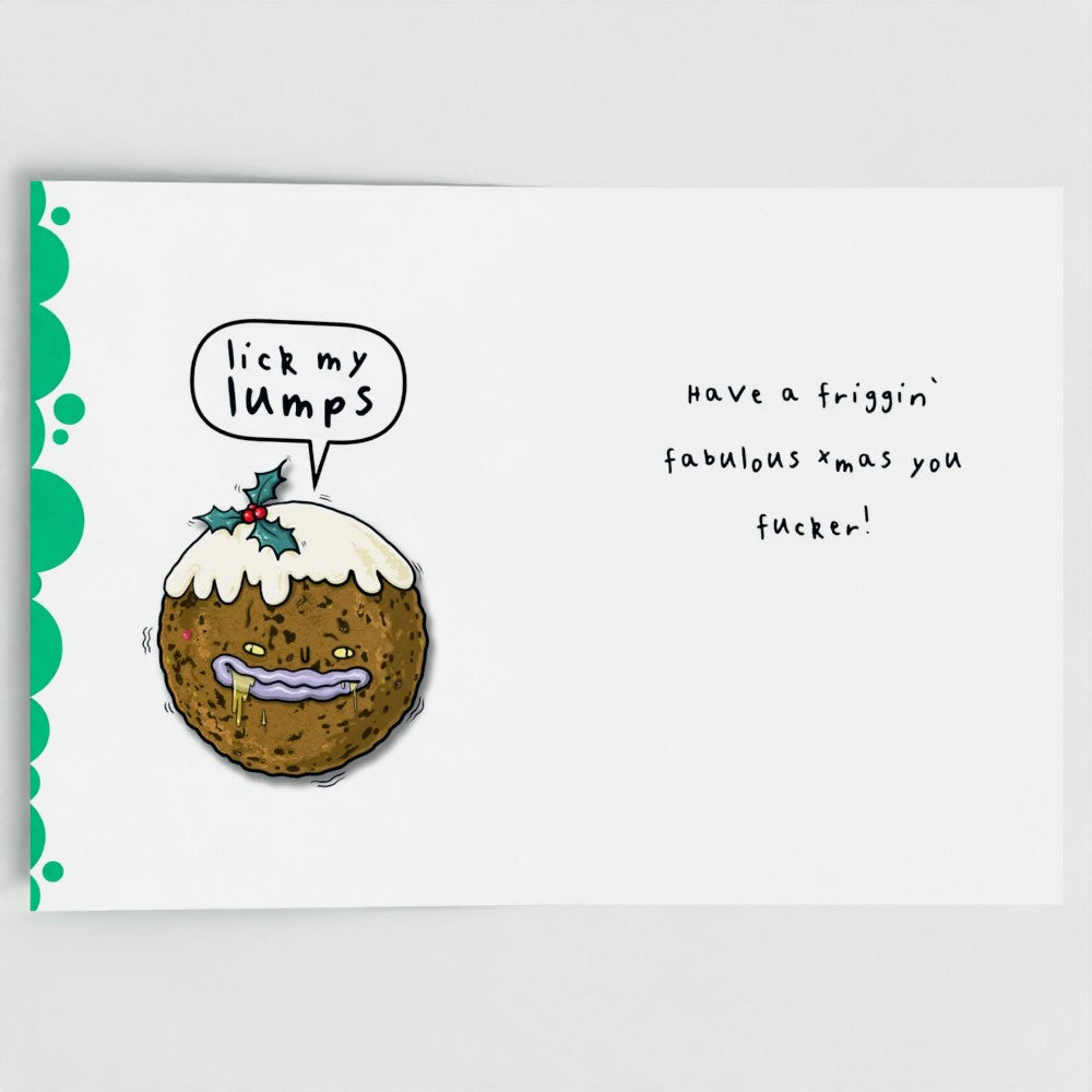 Friggy Pudding - Sweary Fairies Xmas Card