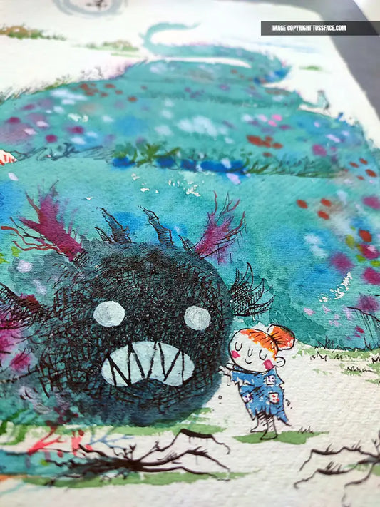 Ssssh...Don't Be Scared - Original Painting