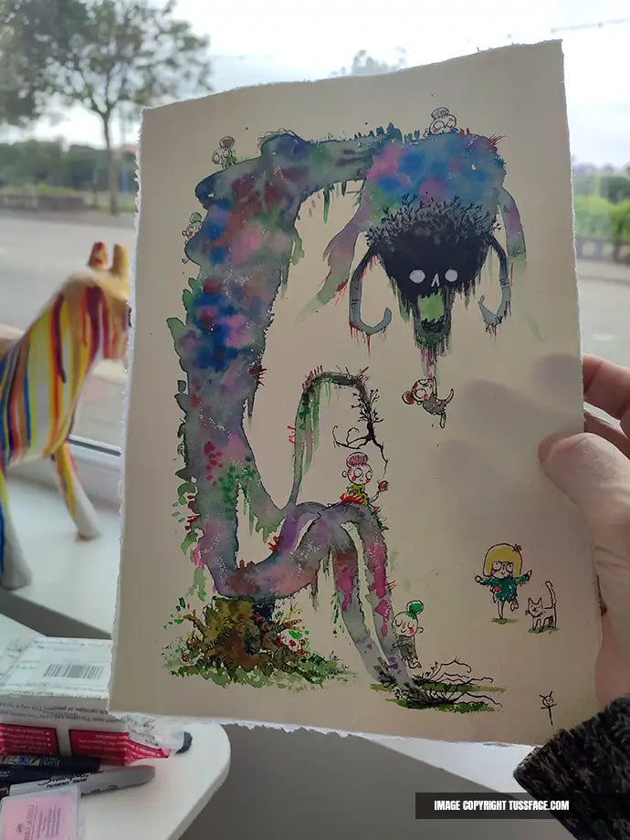 What Are These Terrible Things? - Original Painting