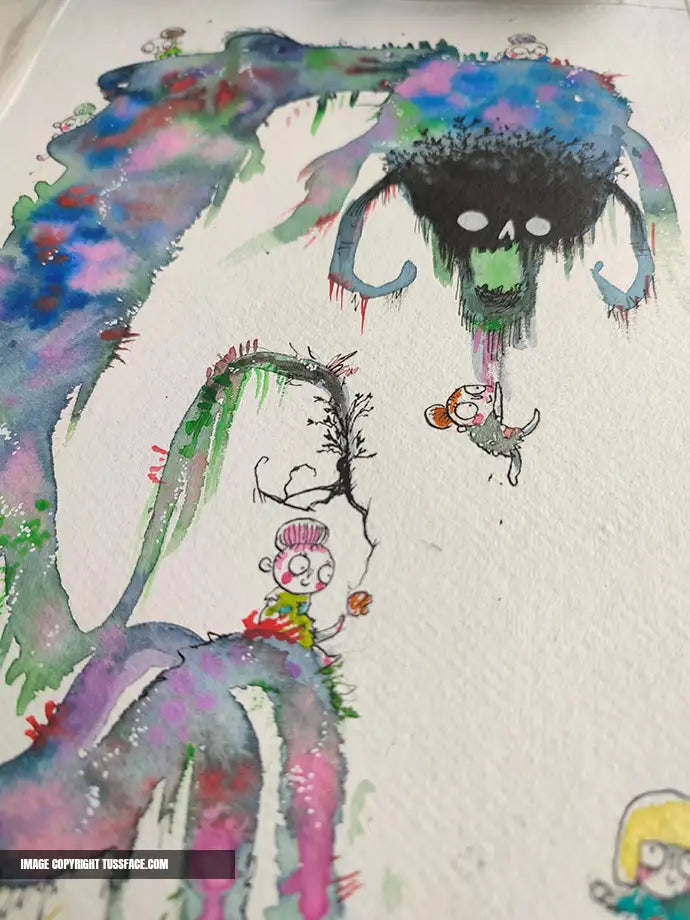 What Are These Terrible Things? - Original Painting