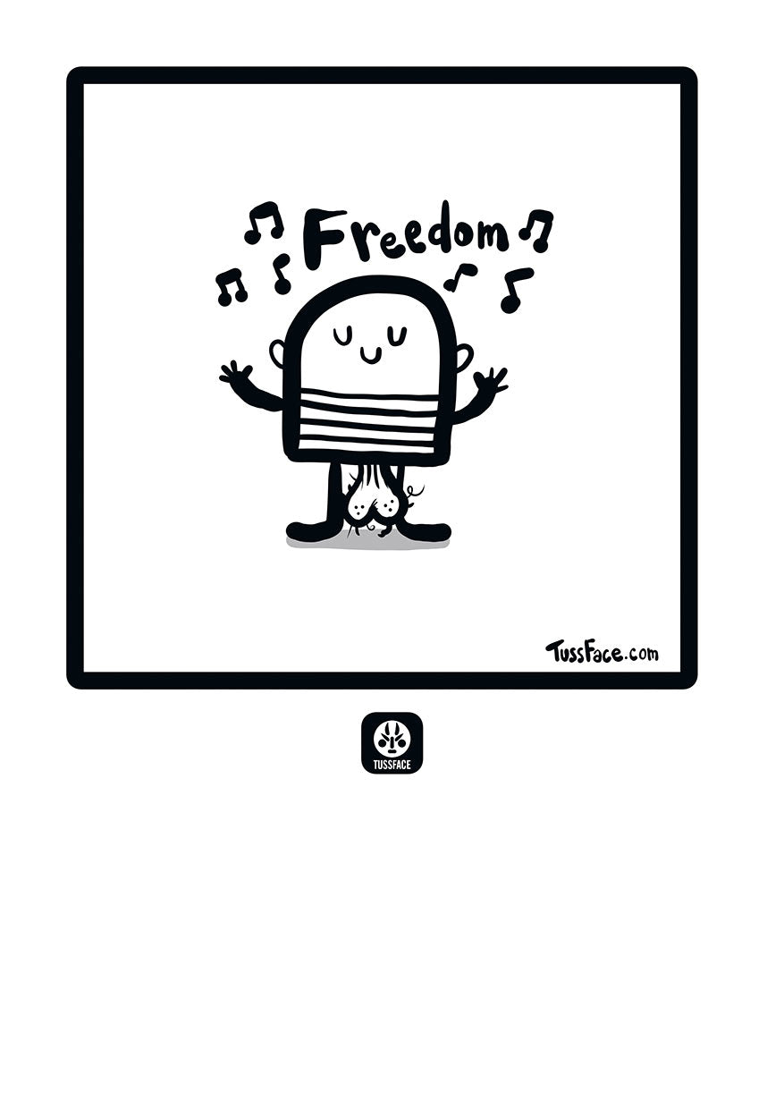 Freedom - Pink Whistle Print by TussFace