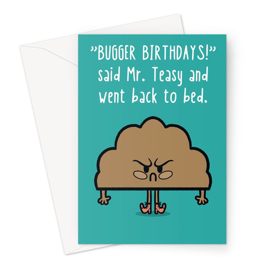 Mr Teasy Birthday Greeting Card